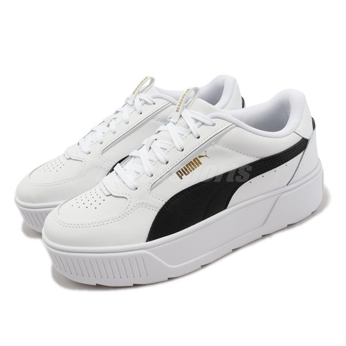 

Puma Karmen Rebelle White Black Gold Женская повседневная обувь на платформе 387212-02, Белый, Karmen Rebelle