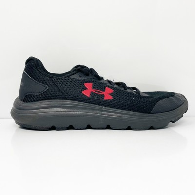 

Under Armour Boys Surge 2 3022870-005 Черные кроссовки для бега Размер 5Y, Черный, Surge 2