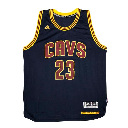 LEBRON JAMES #23 NAVY BLUE CLEVELAND CAVS ADIDAS SWINGMAN