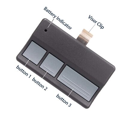 Garage Door Opener for Liftmaster/Chamberlain/Sears Craftsman-Purple LearnButton