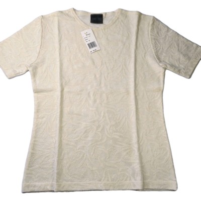Country Road Vintage Lace Sheer Mesh Tshirt Top Sz XS Layering Floral 90s BNWT