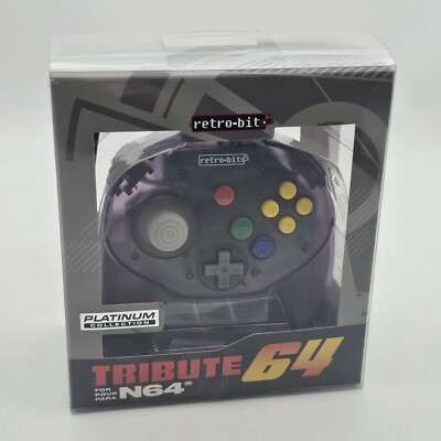 Retro-Bit Tribute 64 Controller for Nintendo N64 Original Atomic Purple