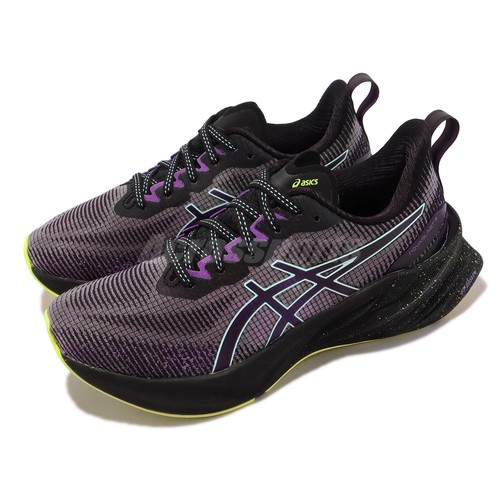 

Женские шоссейные кроссовки Asics Novablast 3 LE Black Cyber Grape 1012B410-002, Черный, Novablast 3 Le