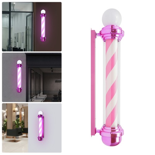 Barber Pole Light, Barbershop Rotating Light Fixture, Barber