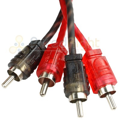 3 Pack DS18 17 Ft RCA Cable 2 Channel Interconnect Shielded Audio Cables Amp