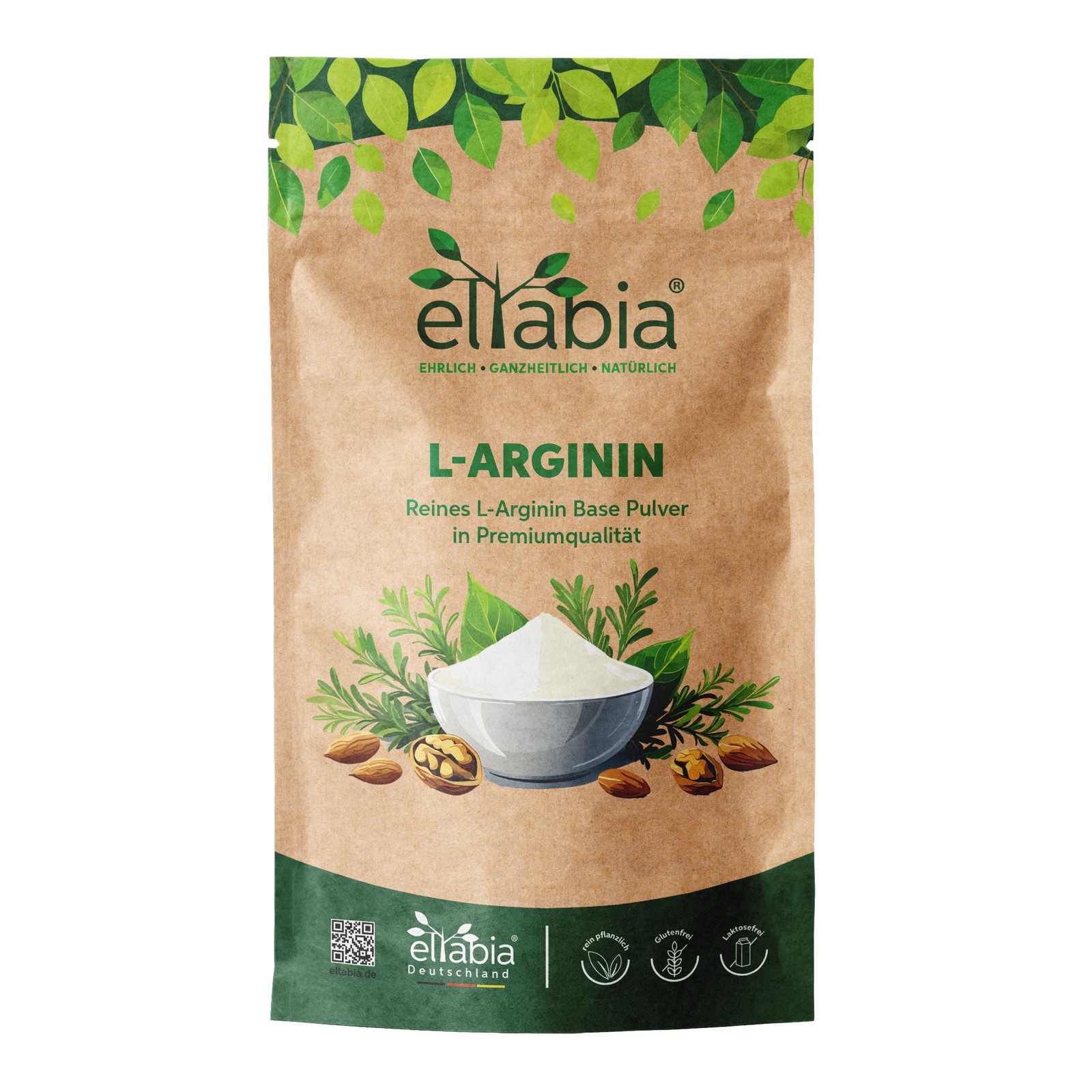 L-Arginin Pulver 200g - 1kg vegan | hochdosiert 5000mg | Base Form ohne Zusätze