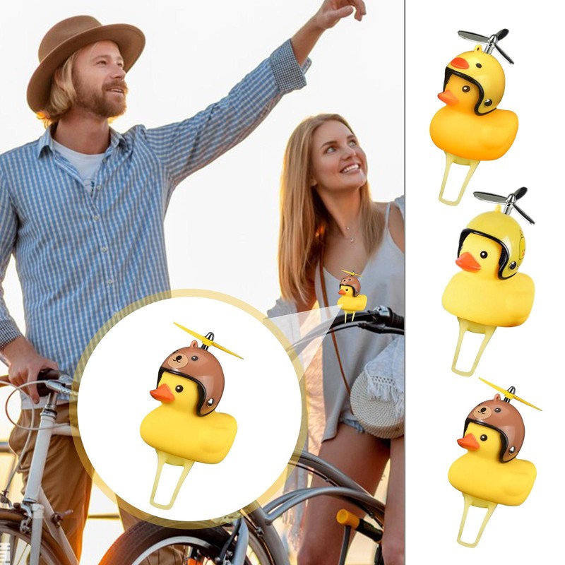 Bell Duck Light Bike Horn Bell Cute Helmet Motorcycle Handle