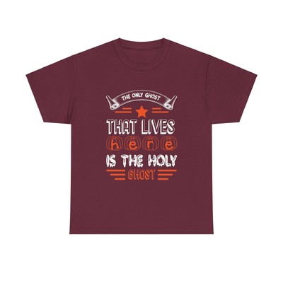 Holy Ghost Halloween Tee Funny Party Shirt Spirit Costume Scary  Ghostly Party 