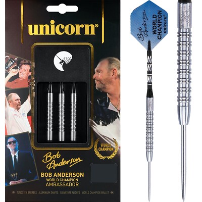 激レア！美品！unicorn 鏡面加工　Bob Anderson 20g Unicorn Bob Anderson World Champion Darts 20g 22g 24g grams