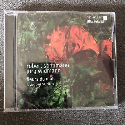 Fabio Romano Piano - Robert Schumann/Jorg Widmann - Fleurs Du Mal CD New  QQ