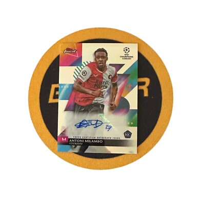 2023-24 Topps Finest Soccer Autograph Rookies ANTONI MILAMBO