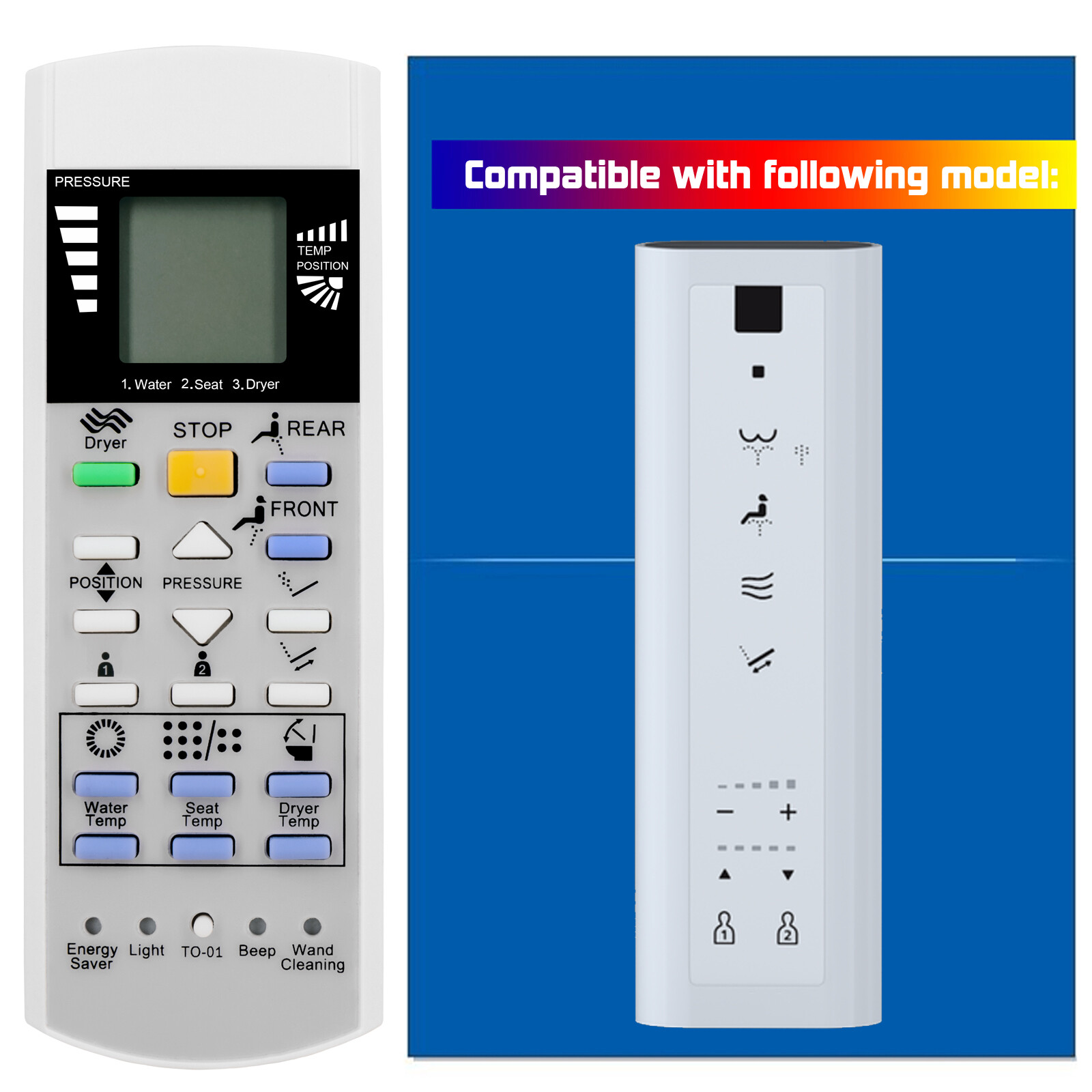 Replace TOTO WASHLET Remote Control THU6210 MS922CUMFG G450