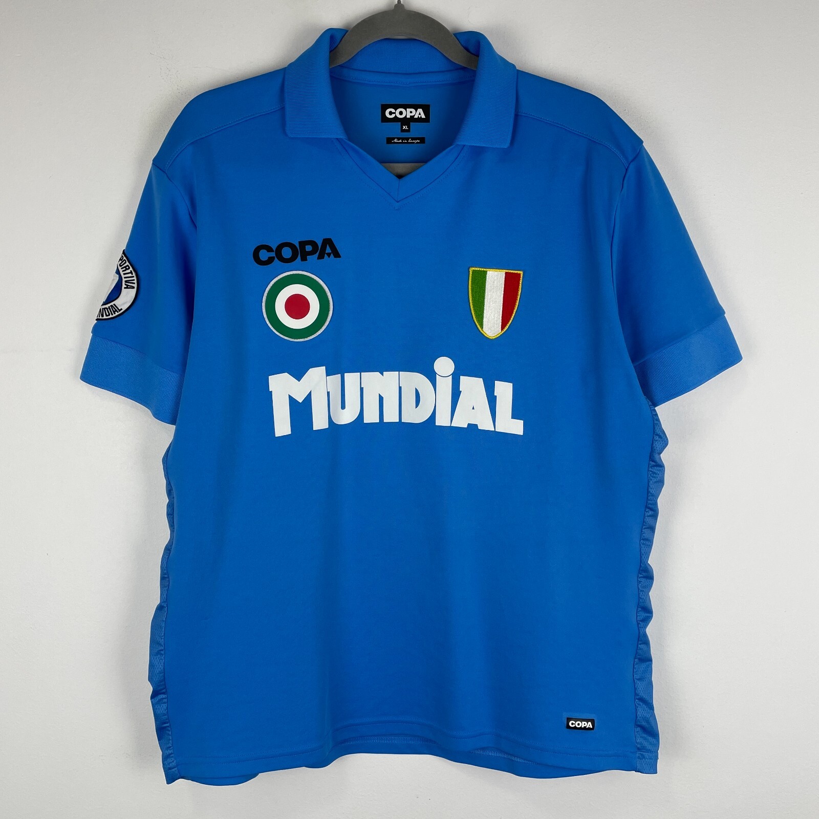 Napoli #10 Maradona Copa Football Shirt Soccer Jersey Men Size XL