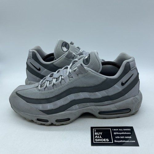Size 10 - Nike Air Max 95 Greyscale White Suede Leather