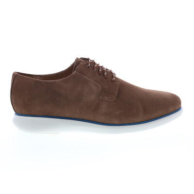 

Мужские коричневые замшевые оксфорды и туфли на шнуровке Florsheim Fuel 14270-216 с простым носком, Коричневый, Florsheim Fuel