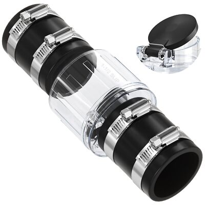1-1/2'' Check Valve, Upgraded Quiet Sump Pump Check Valve Replacement with Spr...