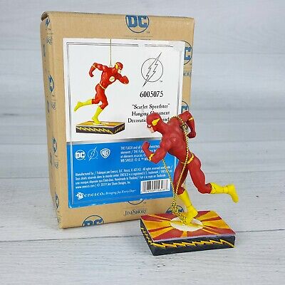 Jim Shore DC Comics Flash 4'' Ornament Figure Scarlet Speedster 6005075 NEW