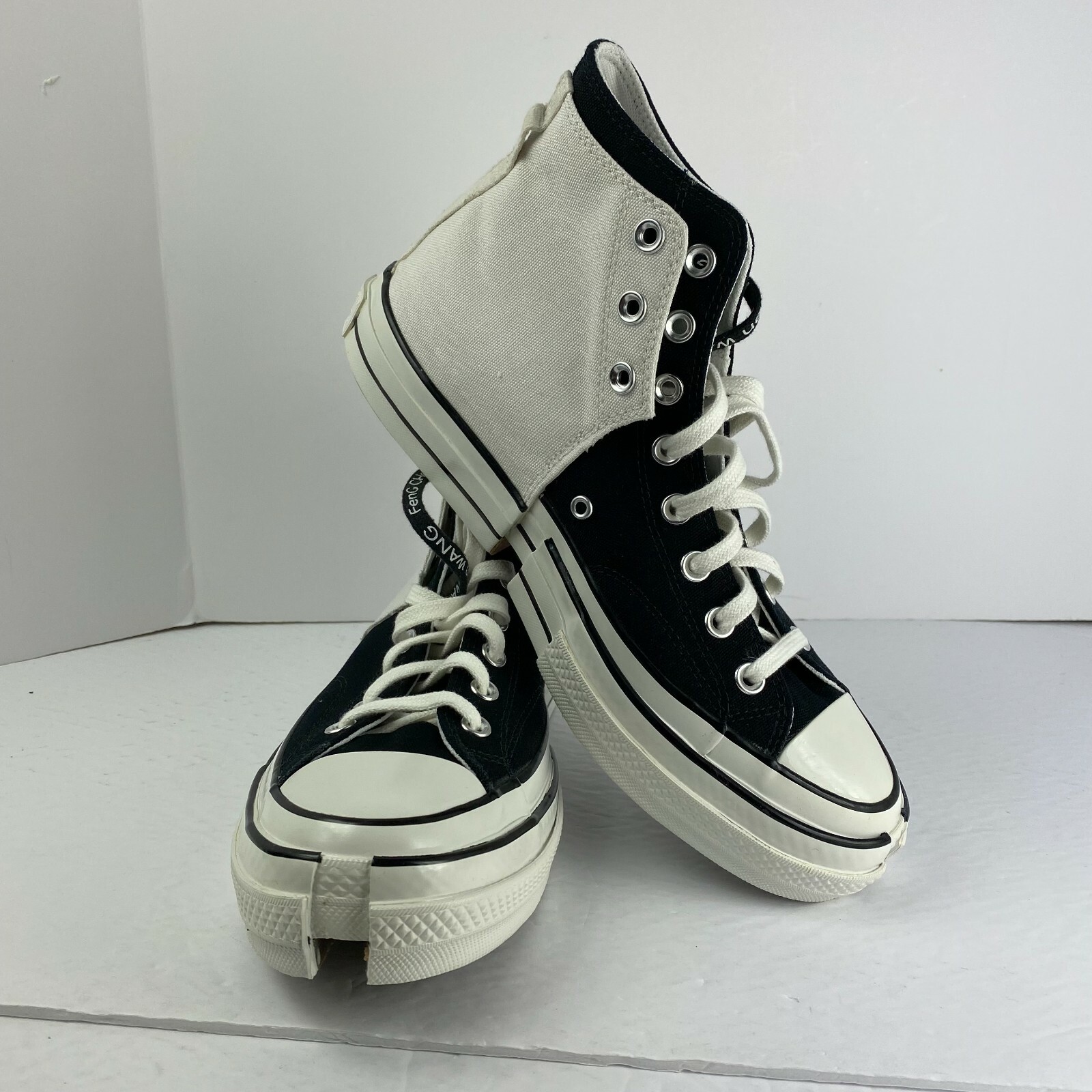Pre-owned Converse X Feng Chen Wang Chuck Taylor 70 2-in-1 169839c Black White All Star Qs