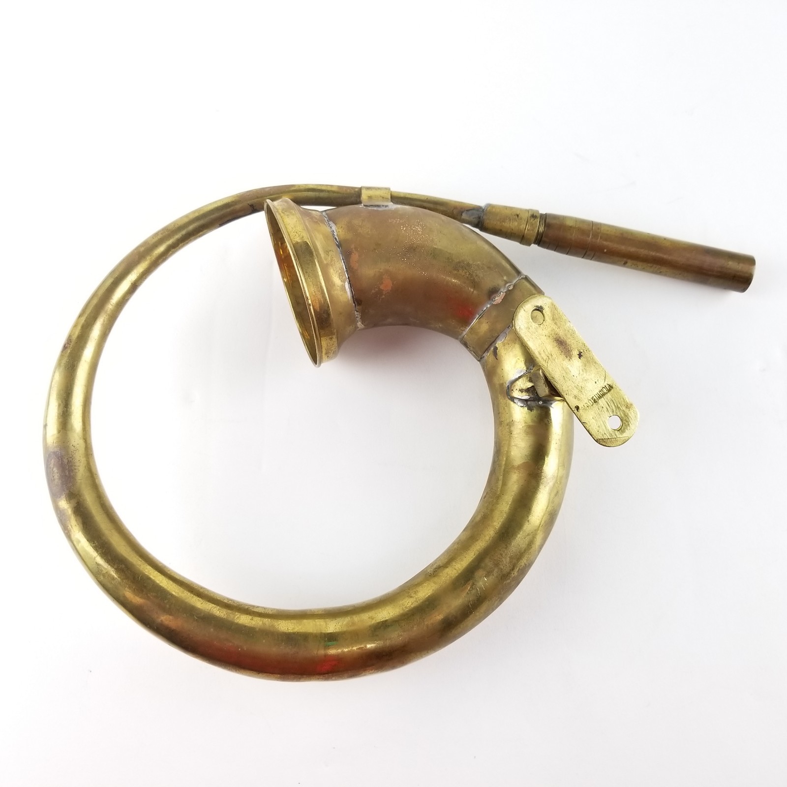 Vintage Deluxe Brass Taxi Horn Car Truck Automobile Honk Toot Bike Nice Patina