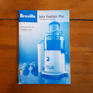 Breville Juice Fountain Je70 Manual Transmission