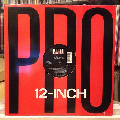[EDM]~NM 12''~SUBLEVEL~Don't Blame Me~[Basement Boys Remix~Original Demo Mix]~
