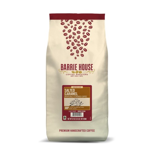 Salted Caramel | Fair Trade Flavored Coffee | Light Roast | 2 lb - Whole Bean