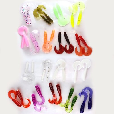 Micro Fish Soft Lure 3.5cm Drop Shot Jig Head Bait Set Worm Shad Paddle Tail LRF