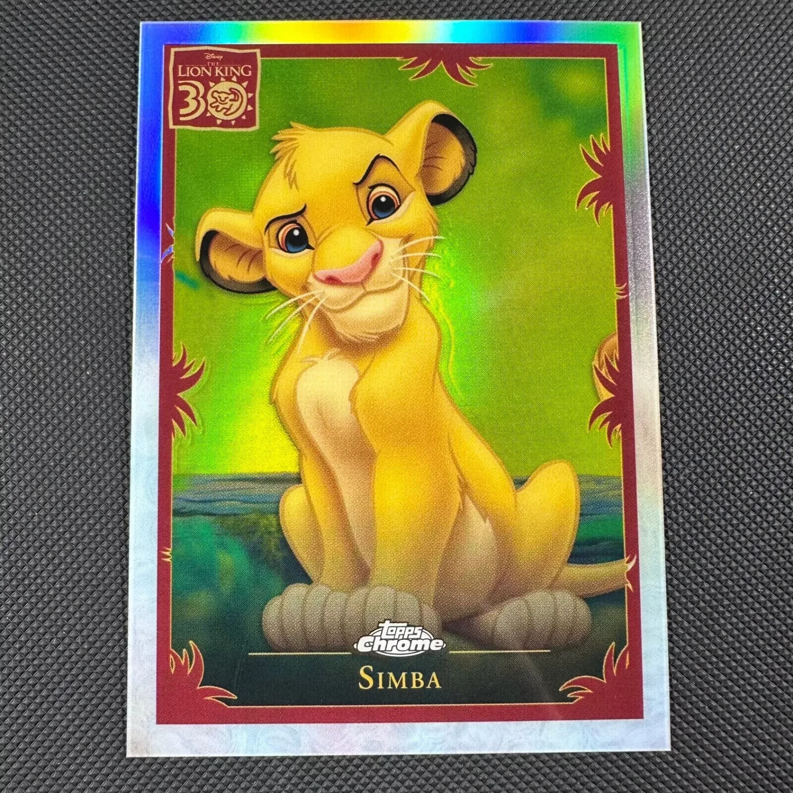 2024 Topps Chrome Disney Simba LK-1 Insert Lion King 30th 2024 Topps Chrome Disney Simba LK-1 Insert Lion King 30th