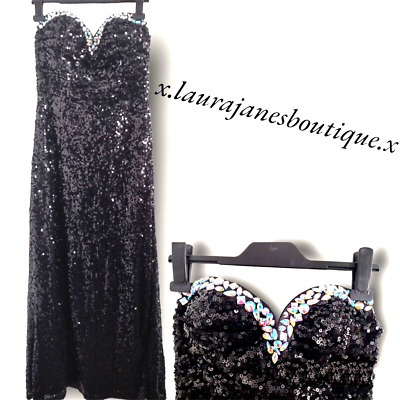 Quiz long black 2025 evening dresses