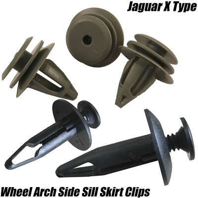 20x SIDE SKIRT SILL WHEEL ARCH MOULDING CLIPS FOR JAGUAR X-Type TRIM PLASTIC