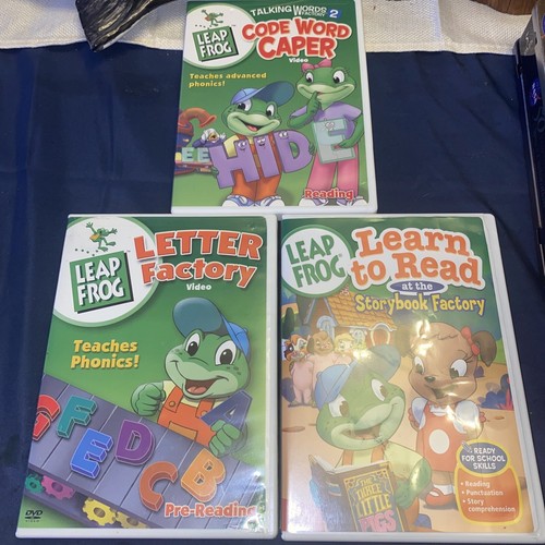 Lot of 3 Leapfrog DVDs Educational Leap Frog Early Reading Preschool Skills VG 31398109297 | eBay Lot of 3 Leapfrog DVDs Educational Leap Frog Early Reading Preschool Skills VG 31398109297 | eBay