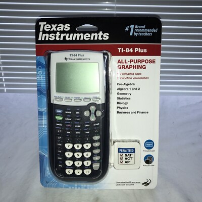 Texas Instruments TI-84 Plus Graphics Calculator - Black ( 84PL/TBL/1L1/H)