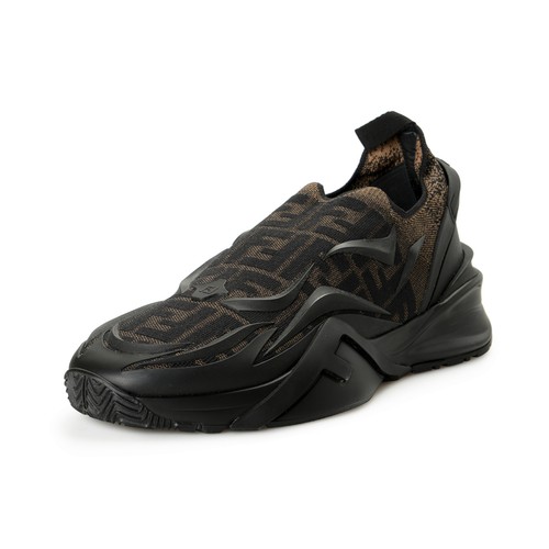 FENDI｜PEDORAS (FXQ899 ALSG F0QE1) FENDI Fendi Forward Sneakers | Grey | FARFETCH