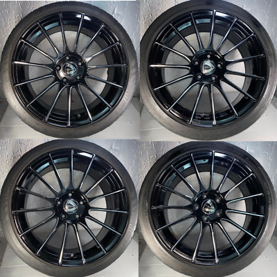 SET OF 4 18 INCH ALLOY WHEELS 18x8JJ ET42 5 STUD WILL FIT VW GOLF SCIROCCO