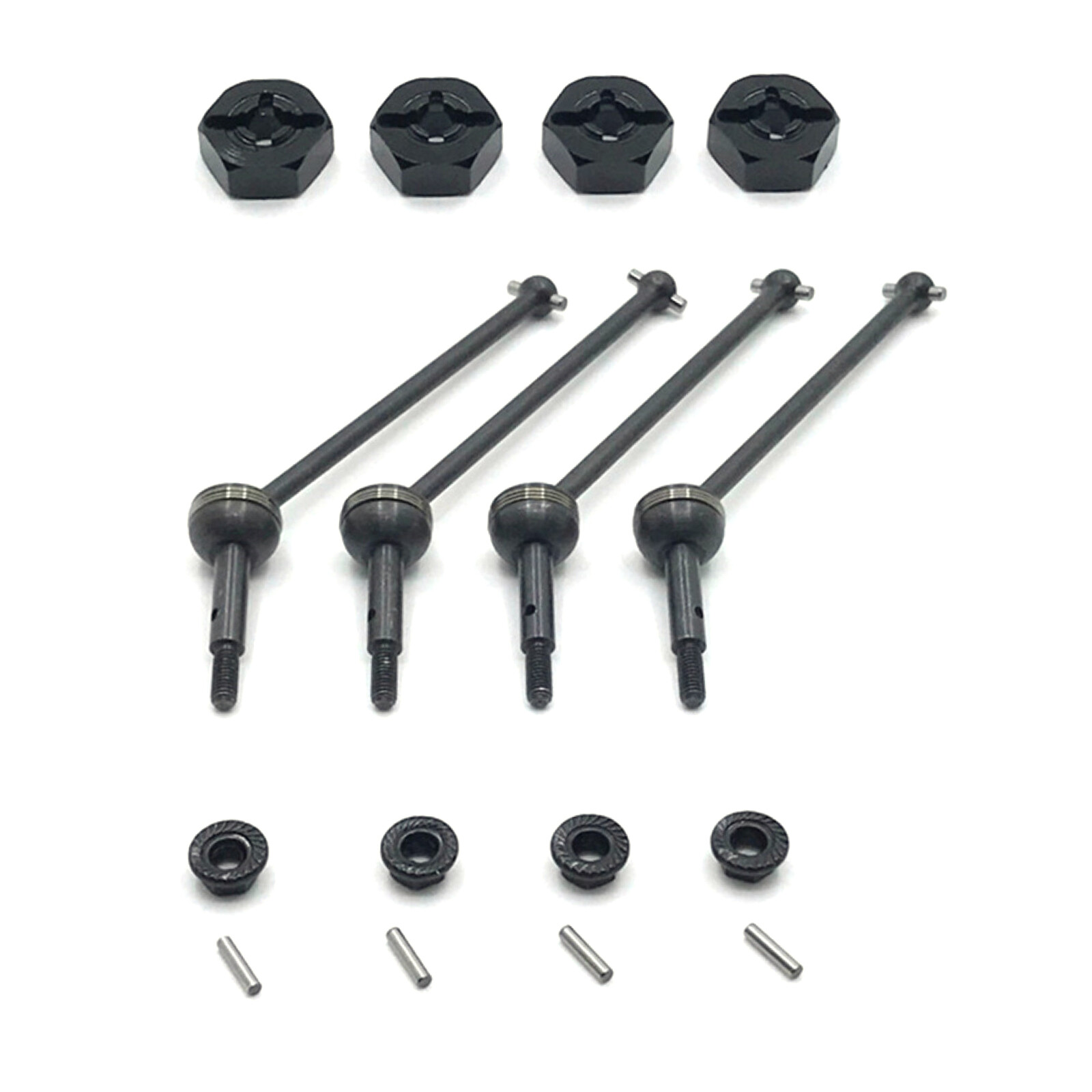 RC CVD Drive Shaft+Hex Adapter For WLtoys 1/14 144001 1/12 1