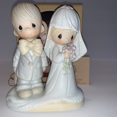 1979 Precious Moments Figurine The Lord Bless You and Keep You Wedding