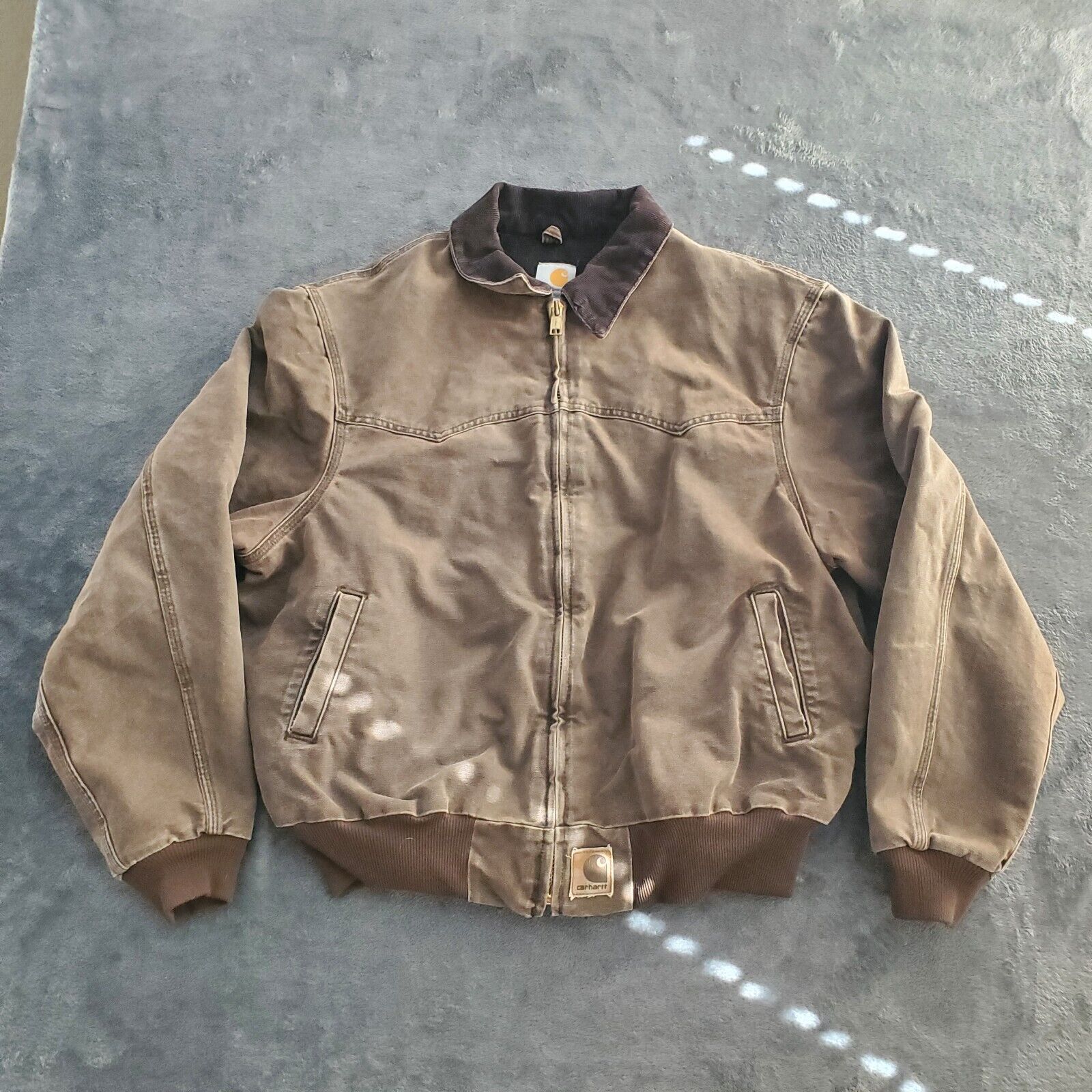 Carhartt J14 CHT Men's XL Vintage Santa Fe Brown Duck Jacket Carhartt J14 CHT Men's XL Vintage Santa Fe Brown Duck Jacket
