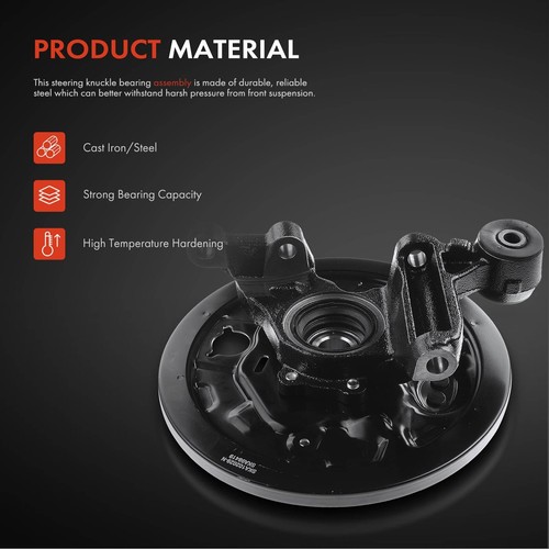 Rear Driver Steering Knuckle & Wheel Hub Bearing Assembly for Subaru Forester