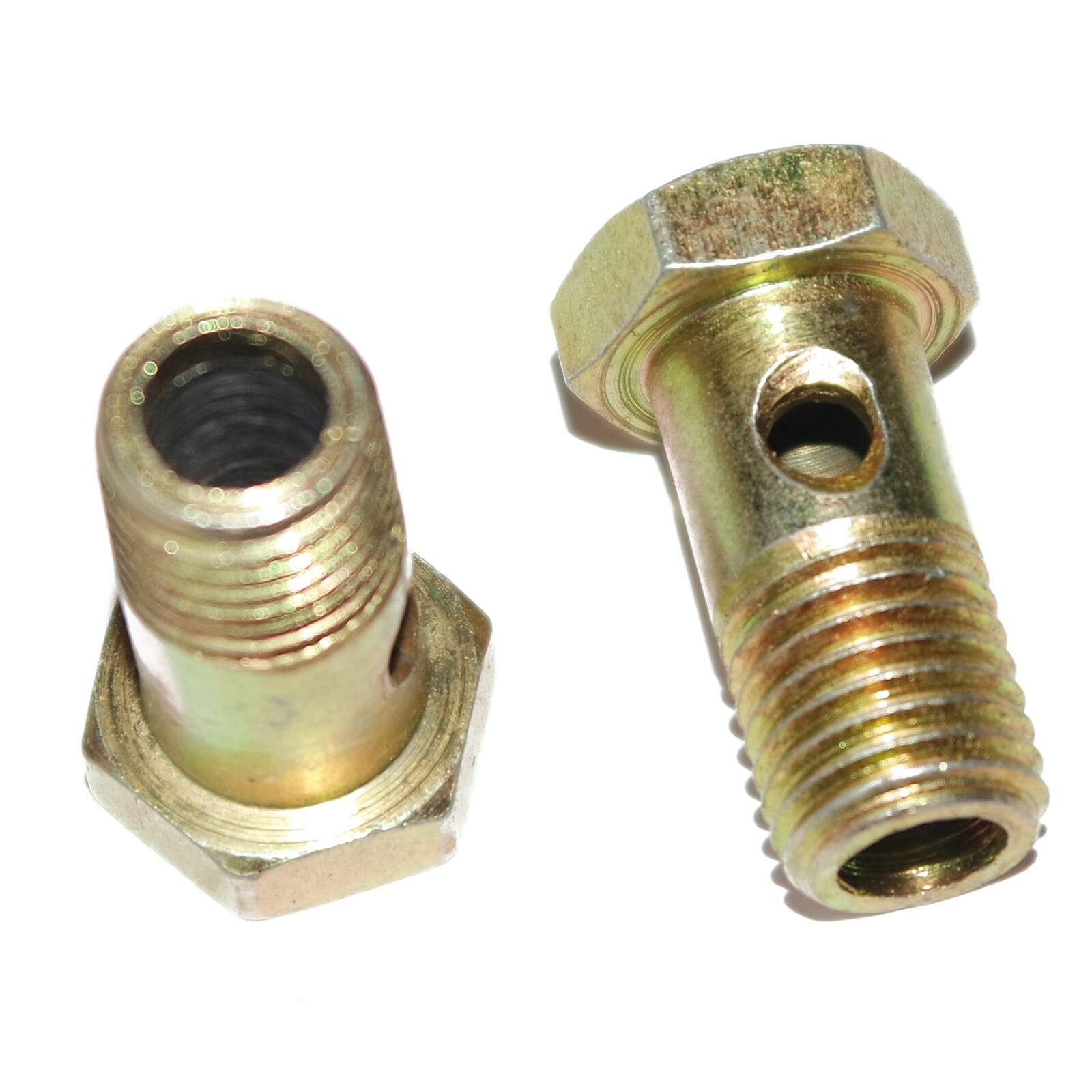 Pair Banjo Bolt 18mm Long for Ford Tractor 