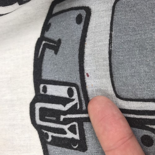 Vintage Star Wars Pillow Case Anakin Skywalker Sebulba Black Blue *Faded *Read