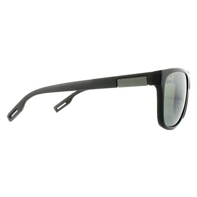 Pre-owned Maui Jim Sunglasses Howzit 734-02 Gloss Black Neutral Gray