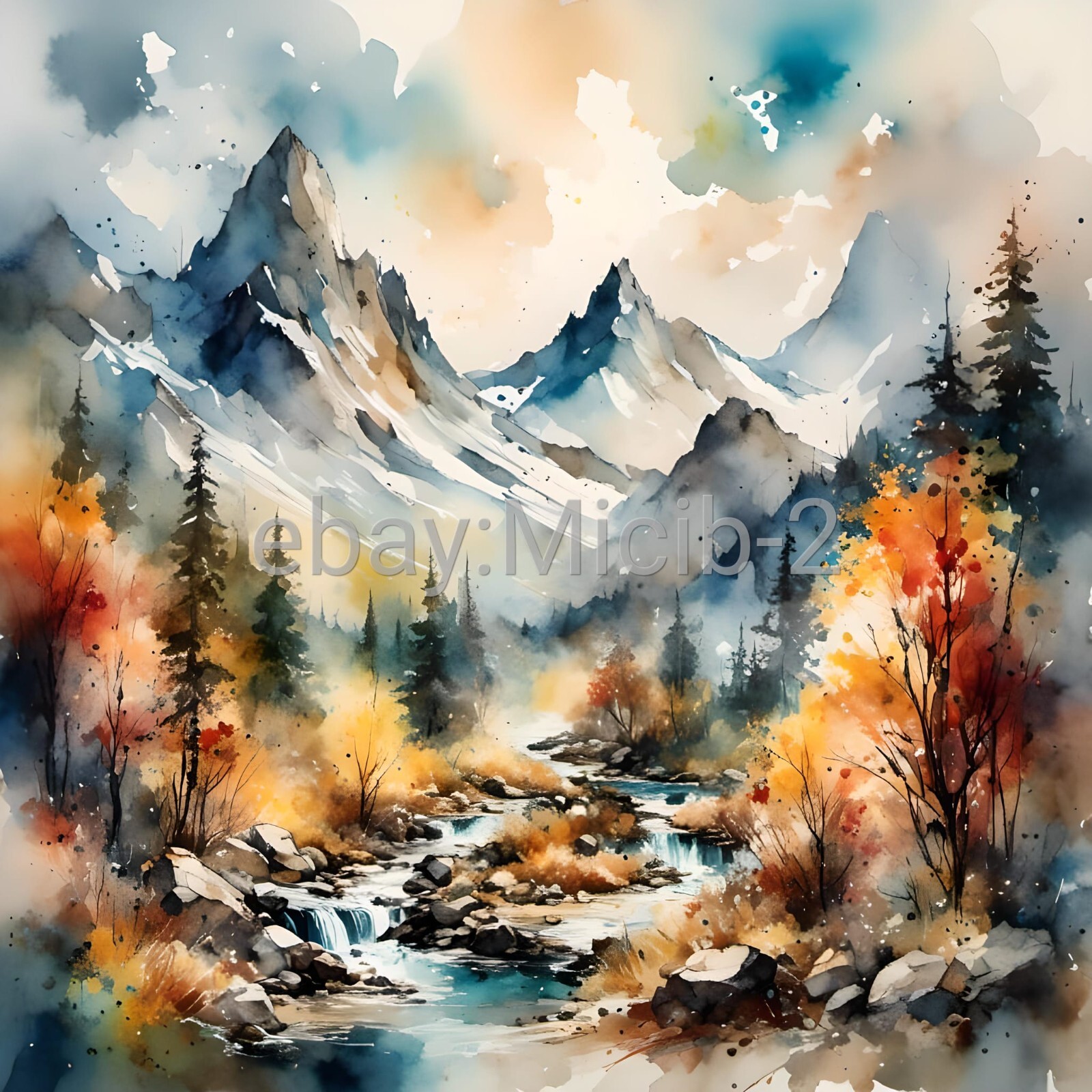 Digital Image Picture  Wallpaper Background Desktop Art AI watercolor nature
