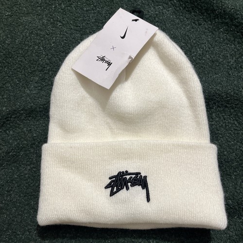 関税込★Stussy★Nike x Stussy NRG Cuffed Beanie Summit White Nike x Stussy Cuffed White Beanie One Size new with tag