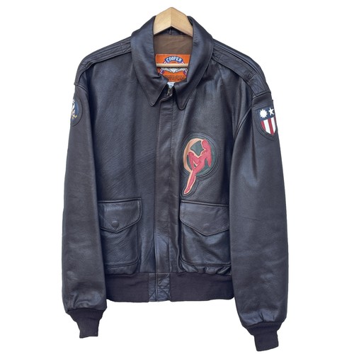 Cooper A2 Flying Tigers Leather Bomber Flight Jacket Hand
