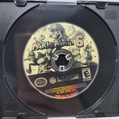 Mario Party 6 (Nintendo GameCube, 2004) Disc Only Tested Working