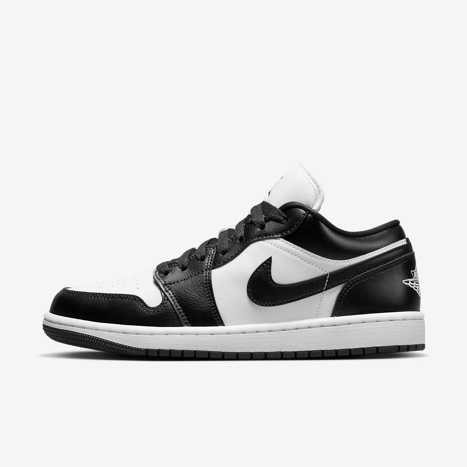 

Кроссовки Jordan 1 Low Panda DC0774-101 WMNS Shoes, White/black/white, Jordan 1 Low Black and White