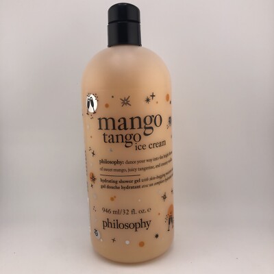 Philosophy Mango Tango Ice Cream Shampoo Hydrating Shower Gel 32 Oz with pump