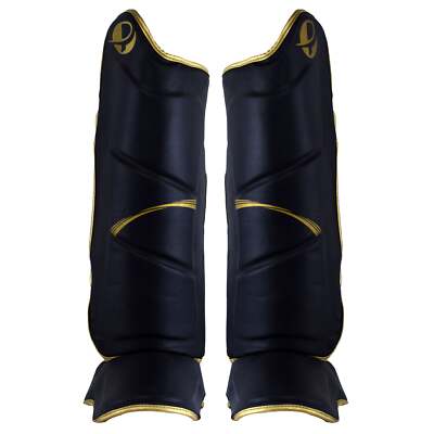Elite Blackout Shin Instep - MMA Boxing Muay Thai Training & Safety