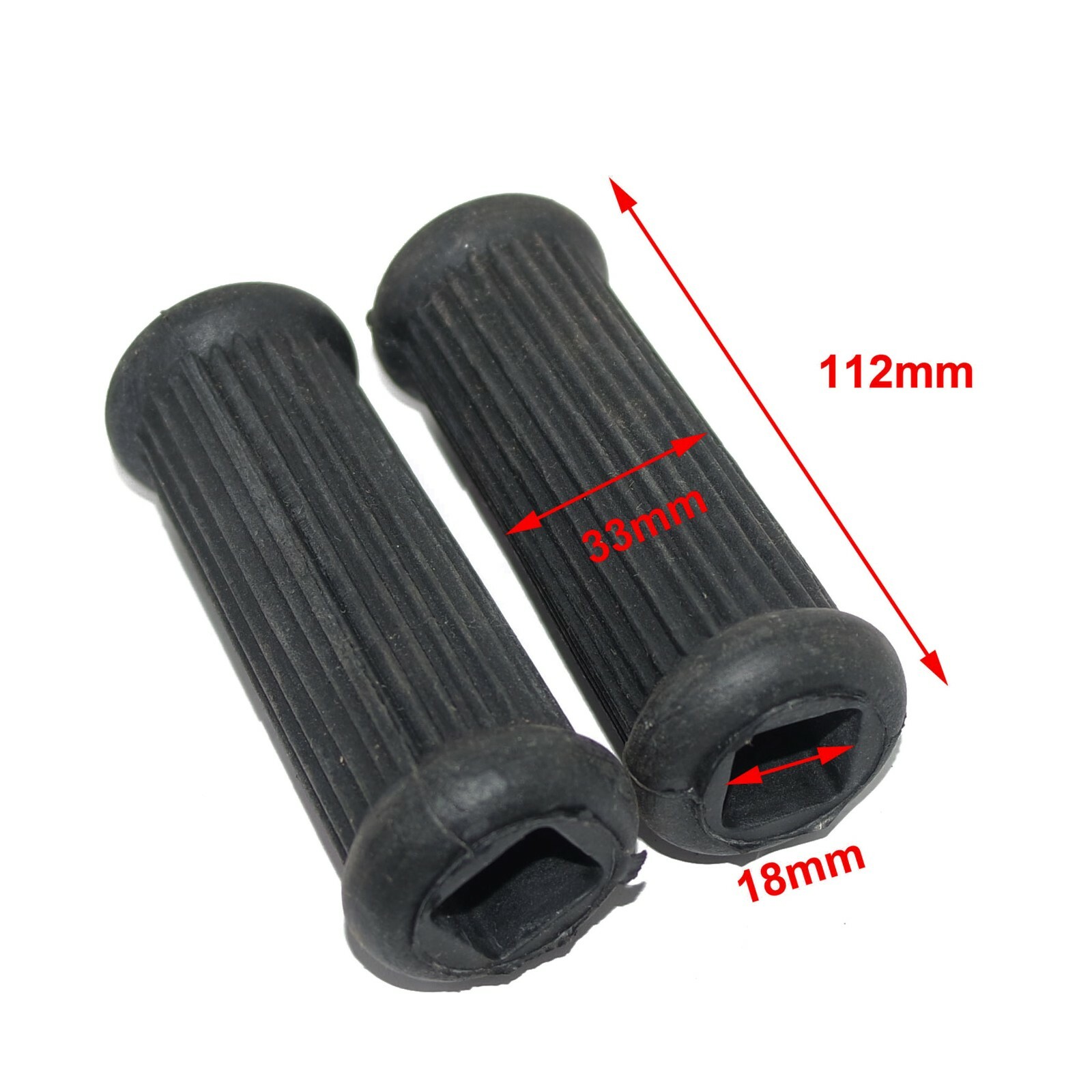 New Pillion Passenger Foot Rest Pegs Set For BSA B25 B44 A50 A65 Triumph  