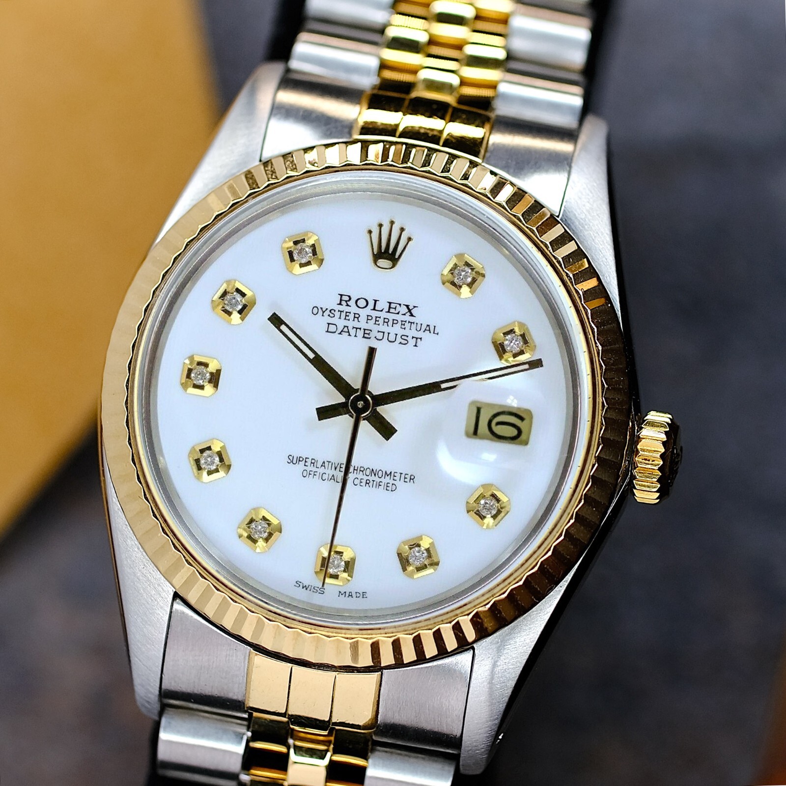 ROLEX DATEJUST 16233 6コマ Rolex Datejust 36 16233 Automatic 1990 Very good for $7,749